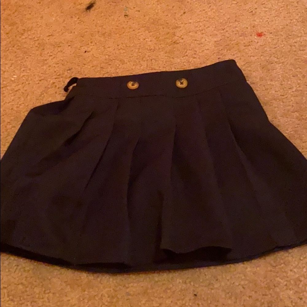 girls navy skirt